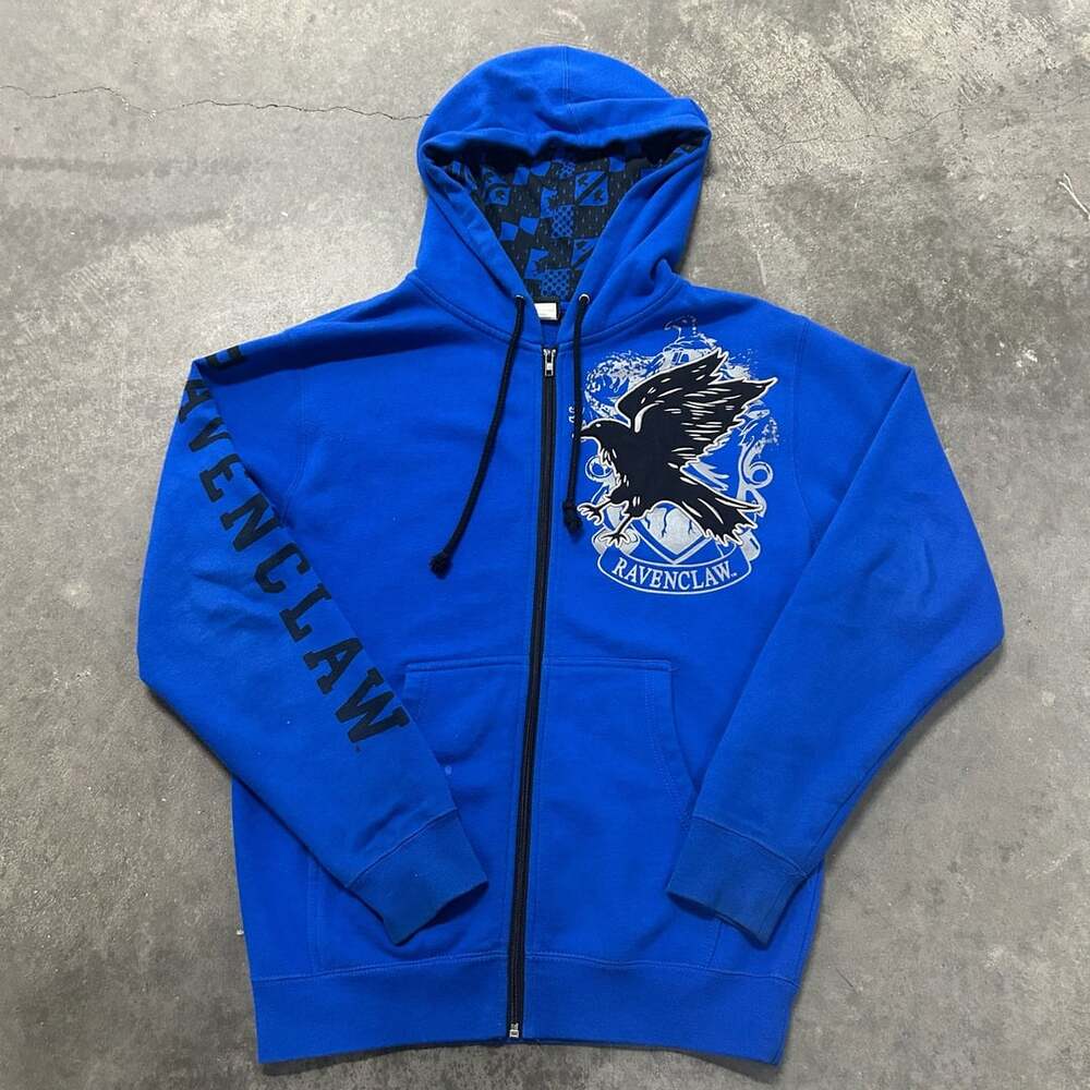 Harry Potter Ravenclaw Universal Studios Full Zip Hoodie Size XS Blue